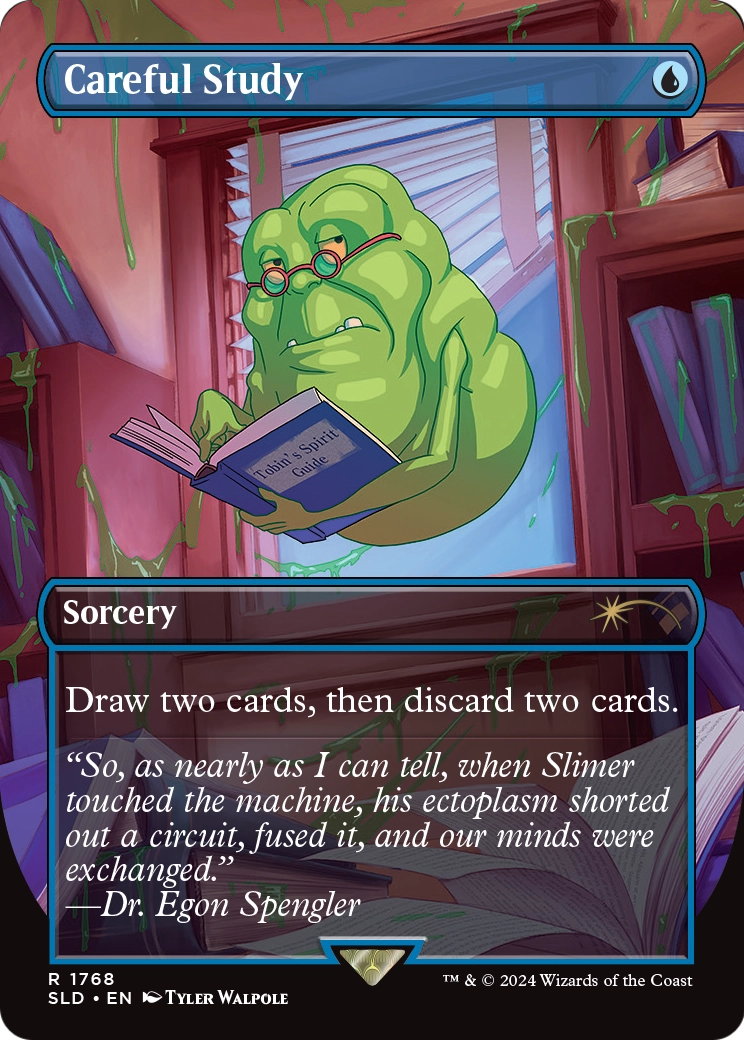 Careful Study (SLD-1768) (Borderless) [Secret Lair Drop]