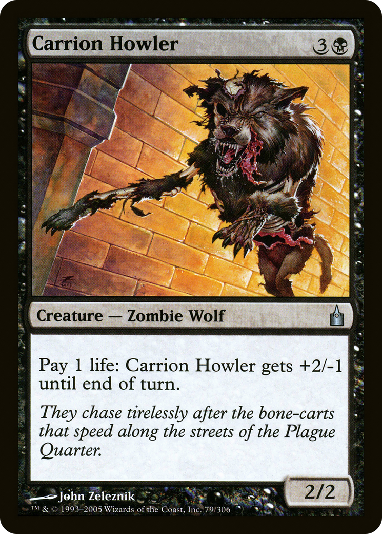 Carrion Howler (RAV-079) [Ravnica: City of Guilds] Foil