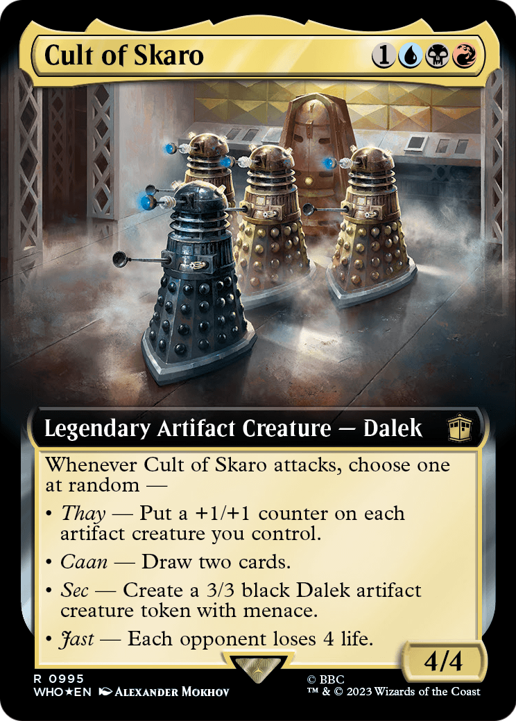 Cult of Skaro (Extended Art) (Surge Foil) (WHO-995) [Doctor Who] Foil