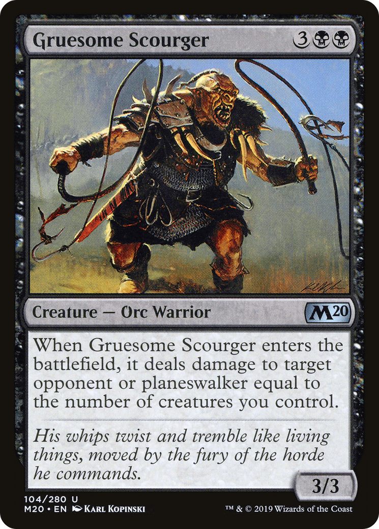 Gruesome Scourger (M20-104) [Core Set 2020]