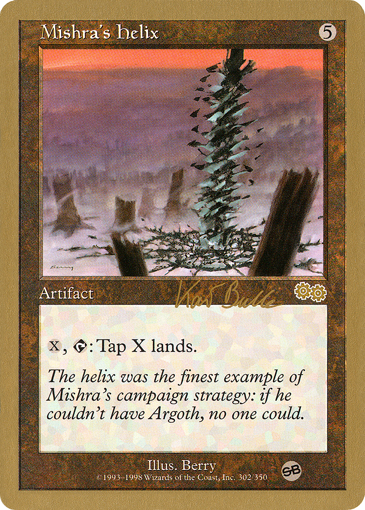 Mishra's Helix - 1999 Kai Budde (USG) (SB) [World Championship Decks 1999]