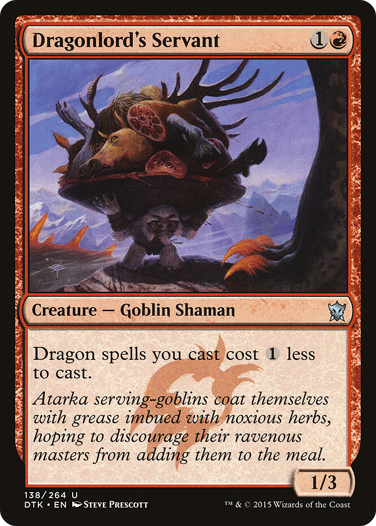 Dragonlord's Servant (DTK-138) [Dragons of Tarkir] Foil