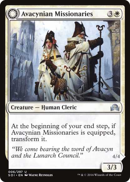 Avacynian Missionaries (SOI-006) [Shadows over Innistrad]