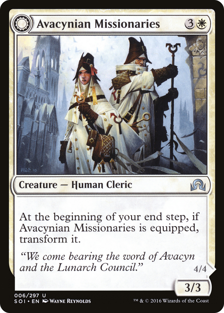 Avacynian Missionaries (SOI-006) [Shadows over Innistrad] Foil