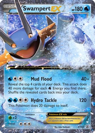 Swampert EX (XY55/211) [XY Promos] Holofoil - Promo