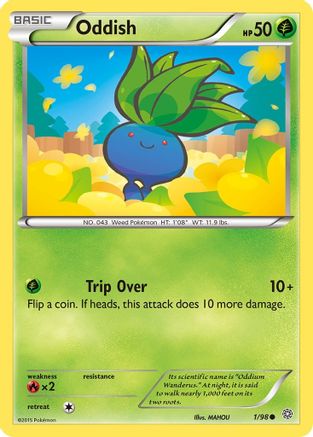Oddish (001/98) [XY  Ancient Origins] - Common