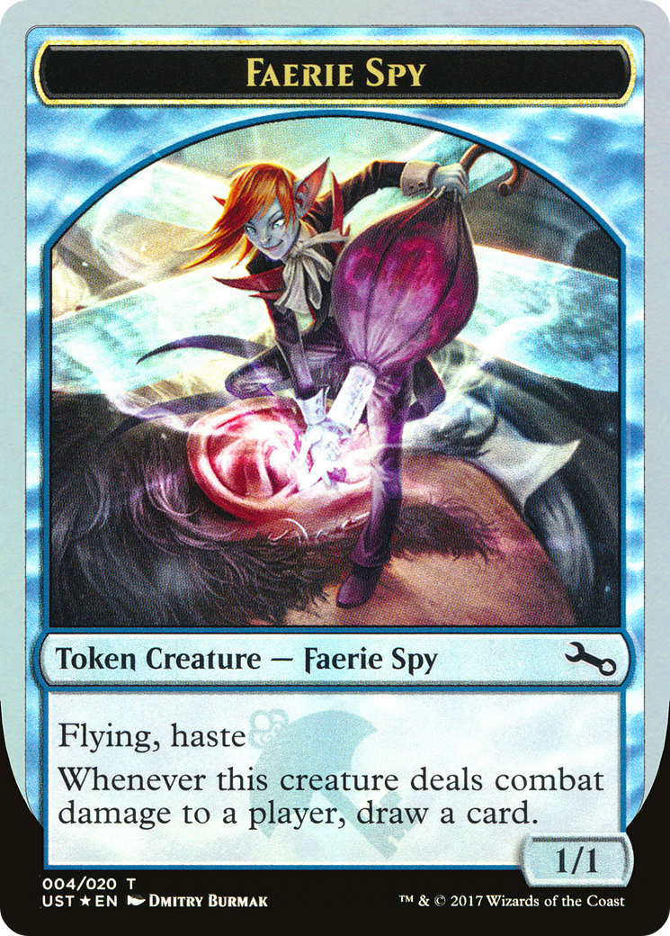 Faerie Spy Token (UST-004) [Unstable Tokens] Foil