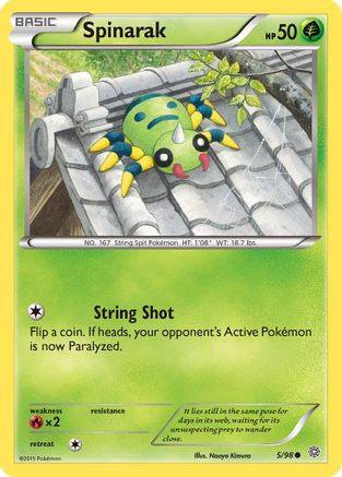 Spinarak (005/98) [XY  Ancient Origins] - Common