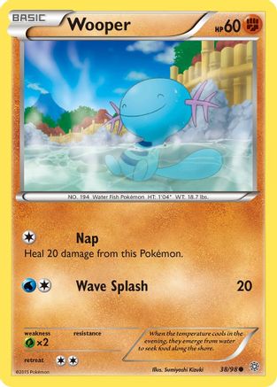Wooper (038/98) [XY  Ancient Origins] - Common