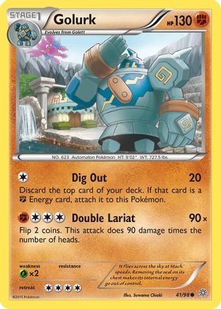 Golurk (041/98) [XY  Ancient Origins] - Common
