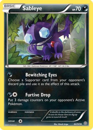 Sableye (044/98) [XY  Ancient Origins] - Uncommon
