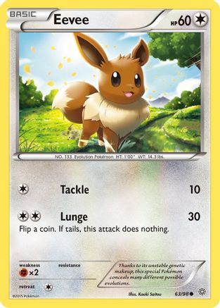 Eevee (063/98) [XY  Ancient Origins] - Common