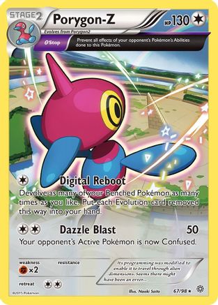 Porygon-Z (067/98) [XY  Ancient Origins] Holofoil - Holo Rare