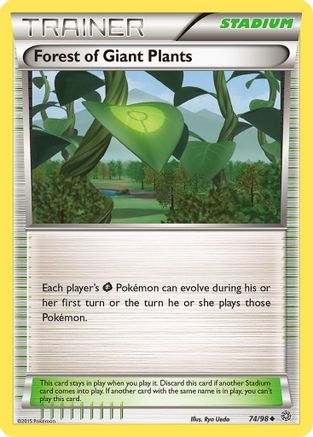Forest of Giant Plants (074/98) [XY  Ancient Origins] Reverse Holofoil - Uncommon
