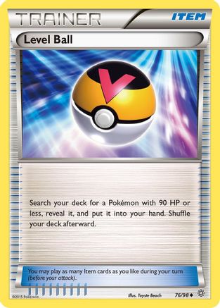 Level Ball (076/98) [XY  Ancient Origins] Reverse Holofoil - Uncommon