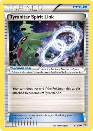 Tyranitar Spirit Link (081/98) [XY  Ancient Origins] - Uncommon