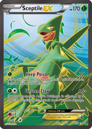 Sceptile EX (84 Full Art) (84/98) [XY  Ancient Origins] Holofoil - Ultra Rare