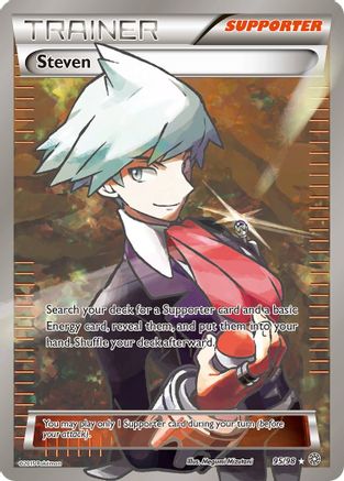 Steven (Full Art) (095/98) [XY  Ancient Origins] Holofoil - Ultra Rare