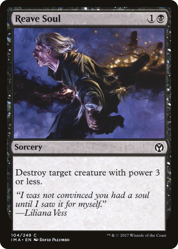 Reave Soul (IMA-104) [Iconic Masters] Foil