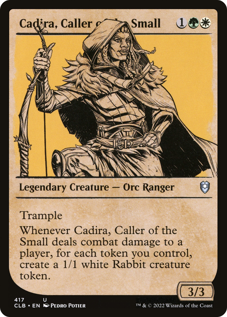 Cadira, Caller of the Small (Showcase) (CLB-417) [Commander Legends: Battle for Baldur's Gate] Foil
