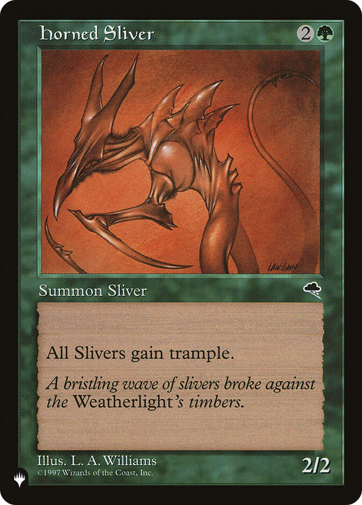 Horned Sliver (LIST-TMP-234) [The List]