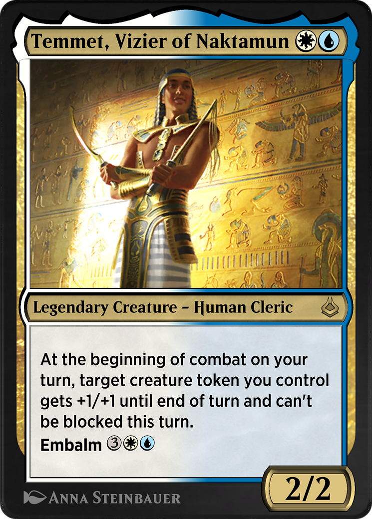 Temmet, Vizier of Naktamun (AKR-266) [Amonkhet Remastered]