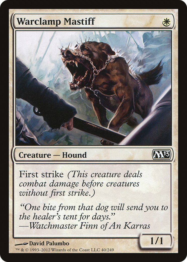 Warclamp Mastiff (M13-040) [Magic 2013]