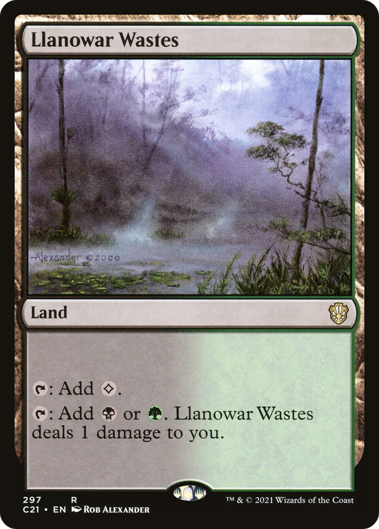 Llanowar Wastes (C21-297) [Commander 2021]