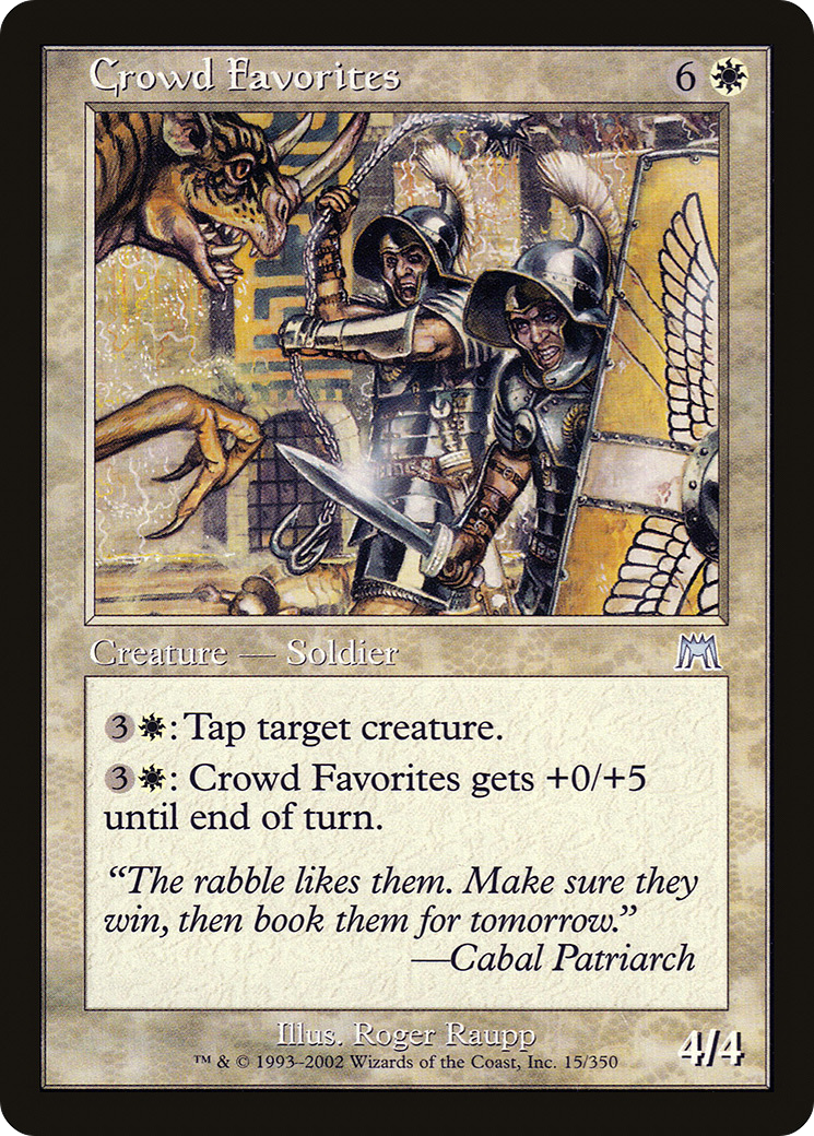 Crowd Favorites (ONS-015) [Onslaught] Foil