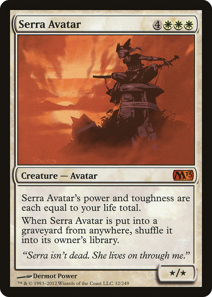 Serra Avatar (M13-032) [Magic 2013] Foil