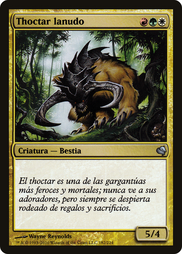 Woolly Thoctar (Spanish) - "Thoctar lanudo" (PS11-182) [Salvat 2011]
