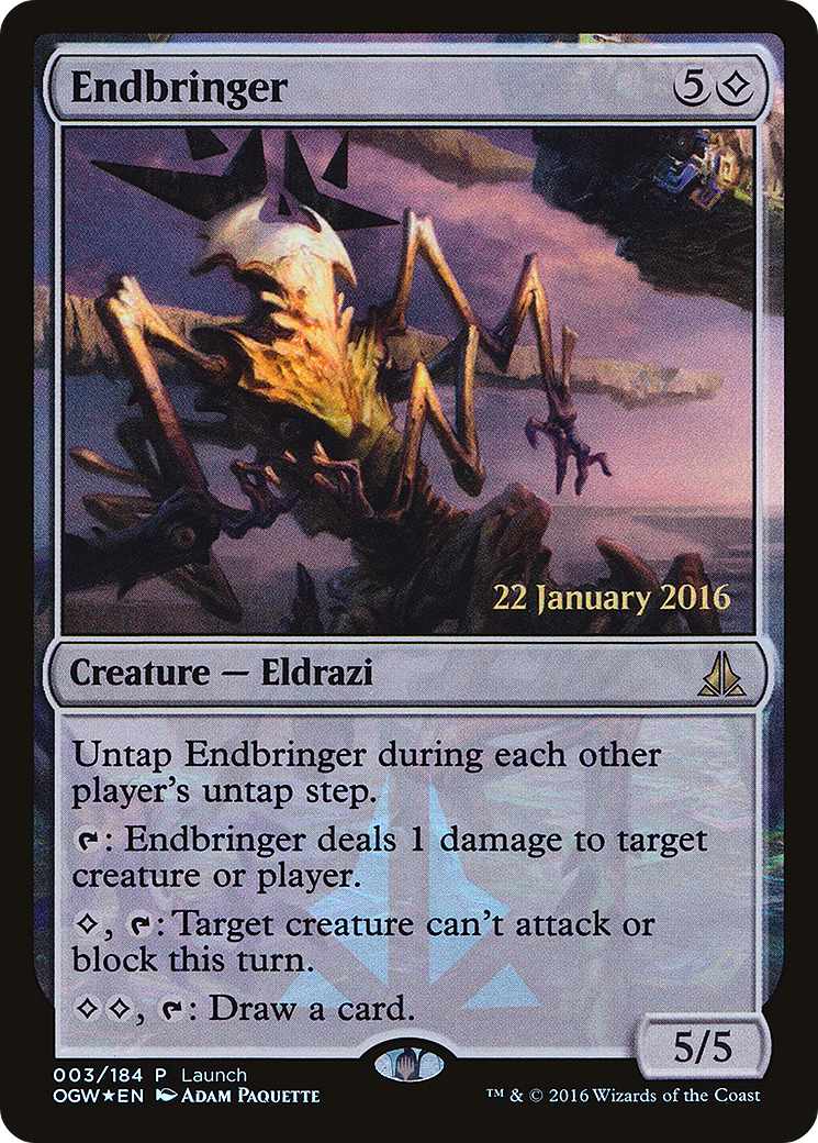 Endbringer (LARP-003) [Oath of the Gatewatch Promos] Foil