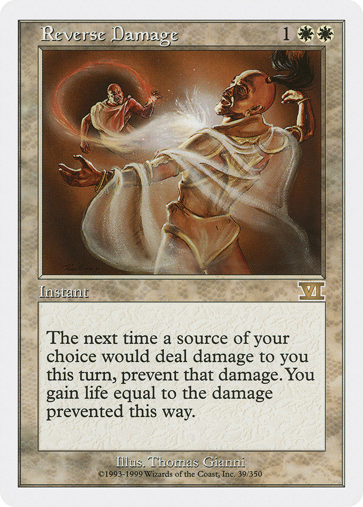 Reverse Damage (6ED-039) [Classic Sixth Edition]
