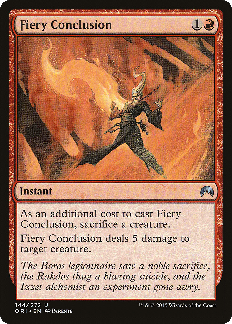 Fiery Conclusion (ORI-144) [Magic Origins] Foil