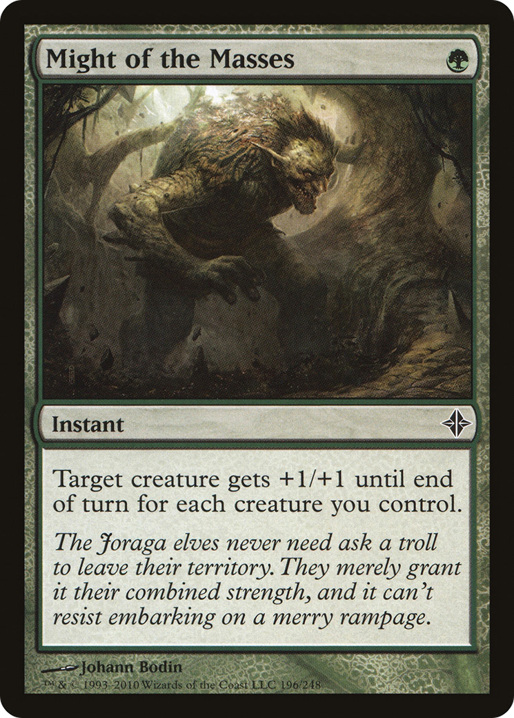Might of the Masses (ROE-196) [Rise of the Eldrazi]