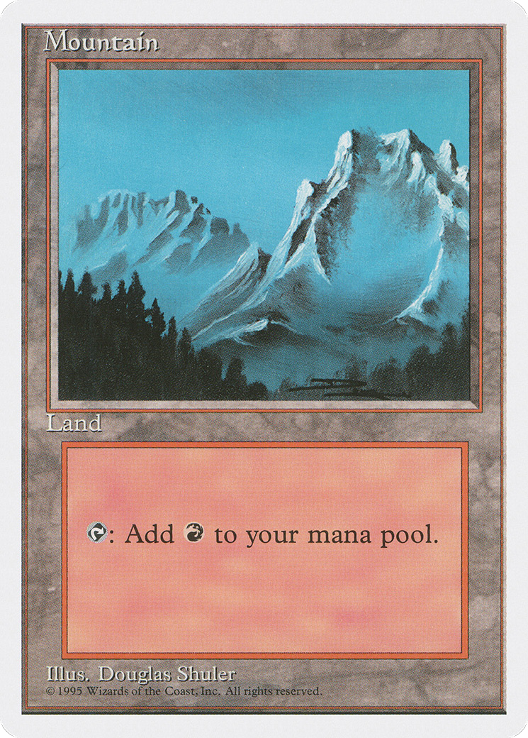 Mountain (B) (4ED-184) [Fourth Edition]