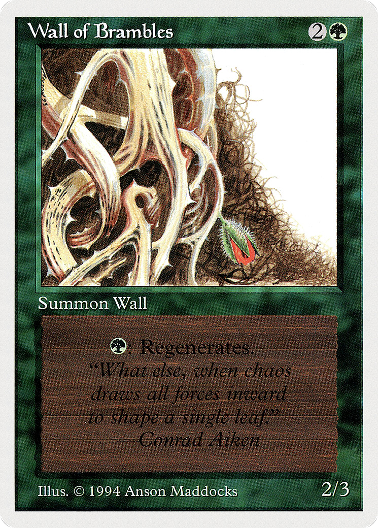 Wall of Brambles (SUM-224) [Summer Magic / Edgar]