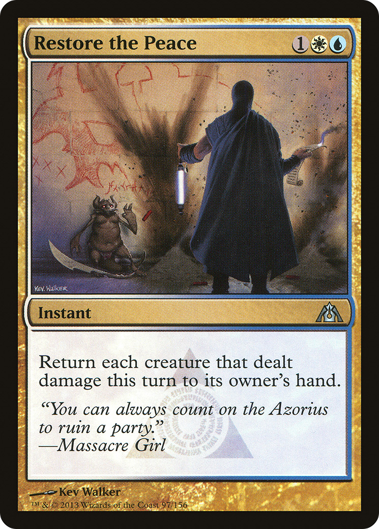 Restore the Peace (DGM-097) [Dragon's Maze]