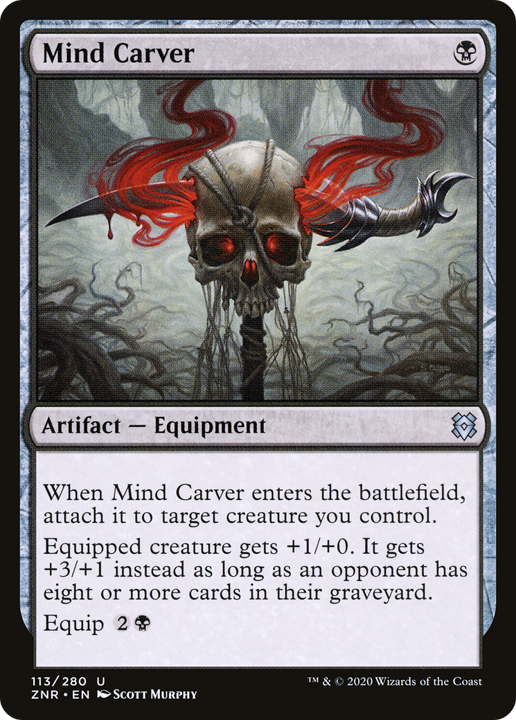Mind Carver (ZNR-113) [Zendikar Rising] Foil