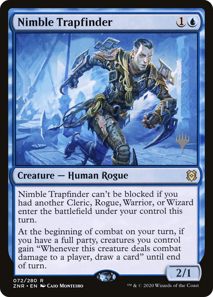 Nimble Trapfinder (PPZNR-072) [Promo Pack: Zendikar Rising Promos]
