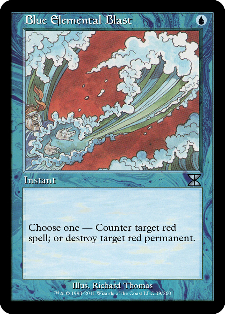 Blue Elemental Blast (ME4-039) [Masters Edition IV] Foil