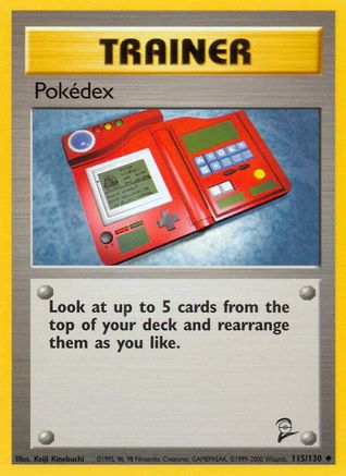 Pokedex (115/130) [Base Set 2] - Uncommon