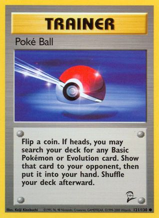 Poke Ball (121/130) [Base Set 2] - Common