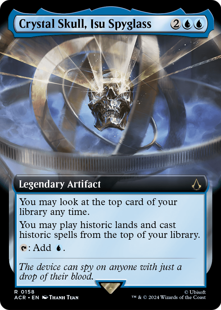 Crystal Skull, Isu Spyglass (Extended Art) (ACR-158) [Assassin's Creed] Foil