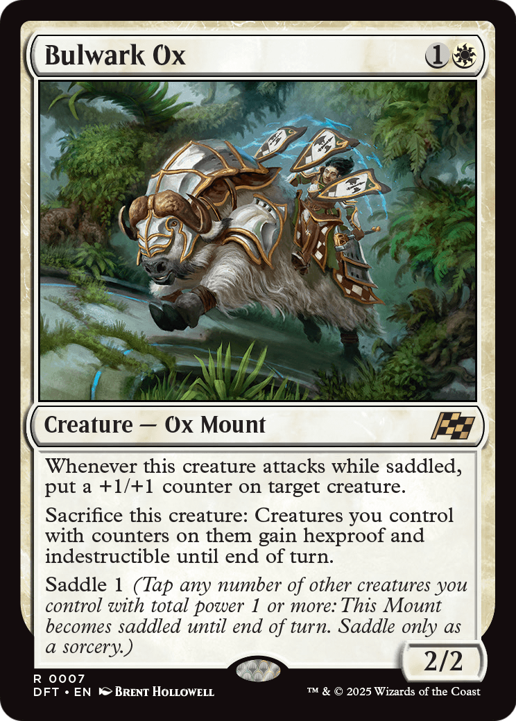 Bulwark Ox (DFT-007) [Aetherdrift] Foil