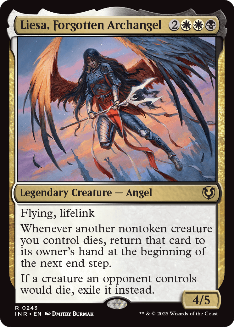 Liesa, Forgotten Archangel (INR-243) [Innistrad Remastered] Foil