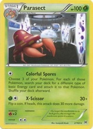 Parasect (002/162) [XY  BREAKthrough] Reverse Holofoil - Rare