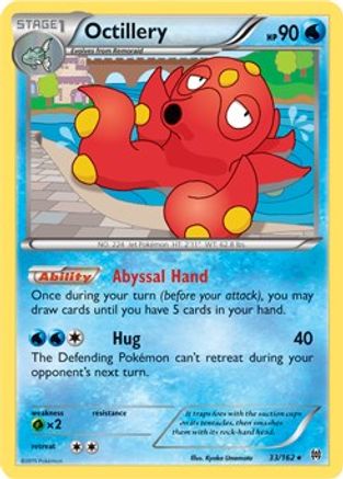 Octillery (033/162) [XY  BREAKthrough] Holofoil - Holo Rare