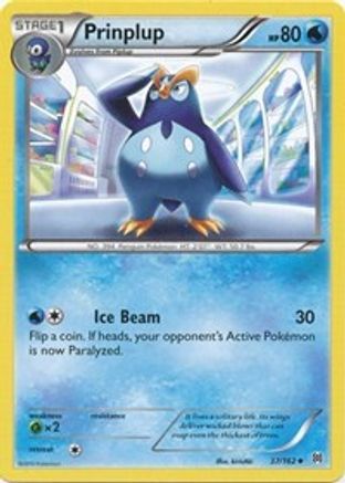 Prinplup (037/162) [XY  BREAKthrough] Reverse Holofoil - Uncommon