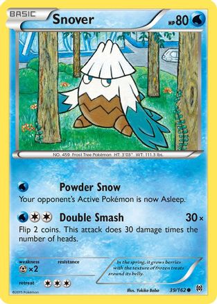 Snover (039/162) [XY  BREAKthrough] Reverse Holofoil - Common